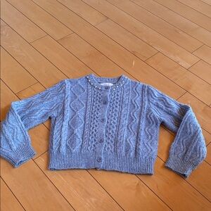 ZARA Chunky Gray Knit Sweater